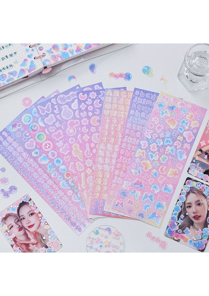 B 30 Sayfa Mohamm 30 Sayfa Glitter Renkli Sevimli Kabarcık Çıkartmalar Dıy Kart Fotoğrafları Scrapbooking Malzemesi Dekorasyon Kolaj (Yurt Dışından) indirimleri