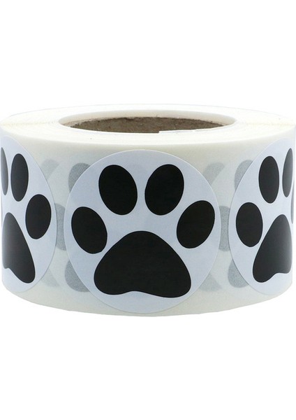 50 Adet 50 Adet Siyah Sevimli Hayvanların Ayak Izleri Çıkartmalar 1 Inç Noel Çıkartmalar Scrapbooking Ambalaj Mühür Etiketleri Kırtasiye Etiket (Yurt Dışından)