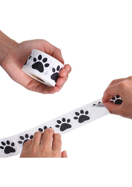 50 Adet 50 Adet Siyah Sevimli Hayvanların Ayak Izleri Çıkartmalar 1 Inç Noel Çıkartmalar Scrapbooking Ambalaj Mühür Etiketleri Kırtasiye Etiket (Yurt Dışından) indirimleri