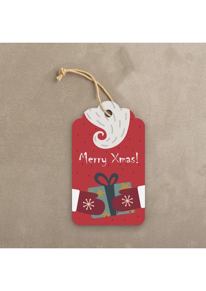 QY1690-50PCS 50 Adet Güzel Merry Christmas Ağacı Etiketleri Kartları Hediye Etiketi Dıy Noel Paketi Sarma Küçük Işletme Malzemeleri 4*7cm (Yurt Dışından)