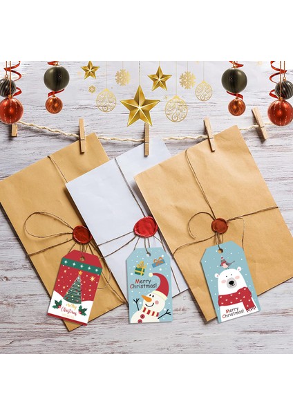 QY1690-50PCS 50 Adet Güzel Merry Christmas Ağacı Etiketleri Kartları Hediye Etiketi Dıy Noel Paketi Sarma Küçük Işletme Malzemeleri 4*7cm (Yurt Dışından) indirimleri