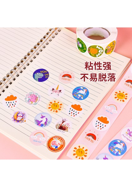 A-219 500 Adet Çocuk Karikatür Hayvan Çıkartmaları Bebek Çıkartmalar Anaokulu Ilham Küçük Kırmızı Çiçek Ödül Rulo Çıkartmalar (Yurt Dışından) indirimleri