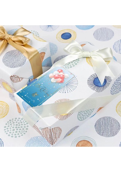 QY1750-10 Adet 10-30 Adet "mutlu Yıllar Sana" Çıkartmalar Pembe Mavi Siyah Doğum Günü Hediye Paketi Dekor Mühür Etiketleri 6X15 cm Nefis Çıkartmalar (Yurt Dışından) indirimleri