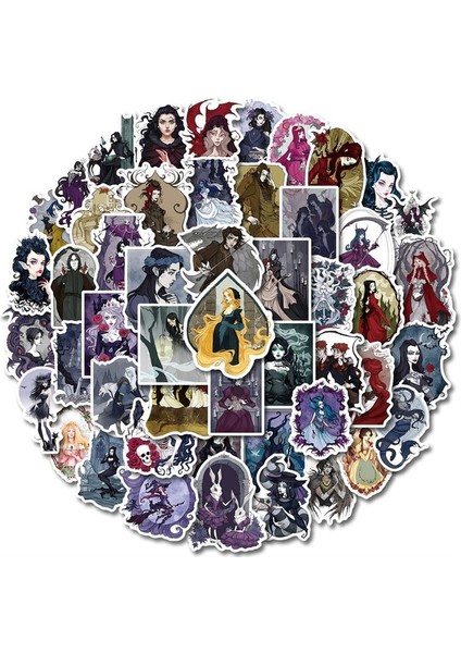 50 Adet A 50 Adet Vintage Koyu Peri Masalları Çıkartmalar Kırtasiye Ipad Karalama Defteri Kscraft Etiket Paketi Zanaat Malzemeleri Scrapbooking Malzemesi (Yurt Dışından)
