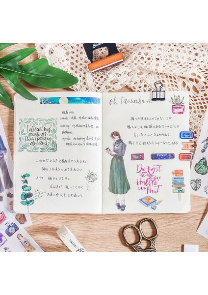 U 3 Adet Kawaii Çiçekler Vintage Damga Gurme Gıda Çıkartmaları Estetik Deco Kırtasiye Scrapbooking Çıkartmaları Dizüstü Bilgisayarda (Yurt Dışından) fırsatları