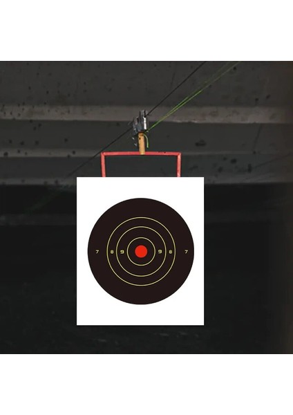 N2 Atış Hedefleri 10 Adet/grup Atış Hedefi Çıkartmaları 8x8 Inç Yapışkanlı Reaktif Kendinden Yapışkanlı Atış Hedefleri Çekim Eğitimi Için Sıçrayan Kağıt (Yurt Dışından) indirimleri