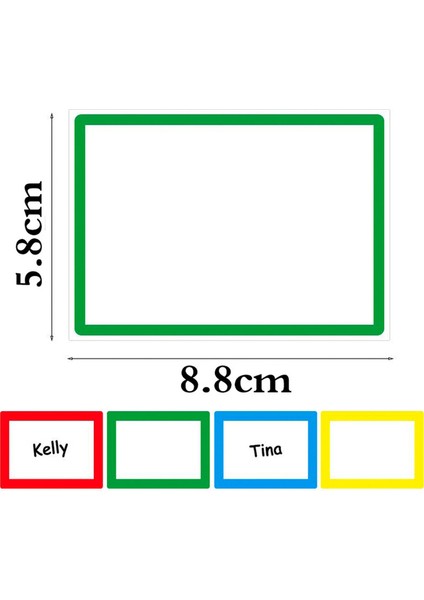 QY1527-50PCS 50-150PCS Çıkartmalar Renkli Yıldız Adı Etiketleri Etiketler Okul Ofis Ev Etiketler Kırtasiye Etiket Giysi Saklama Kutuları Paketi (Yurt Dışından)