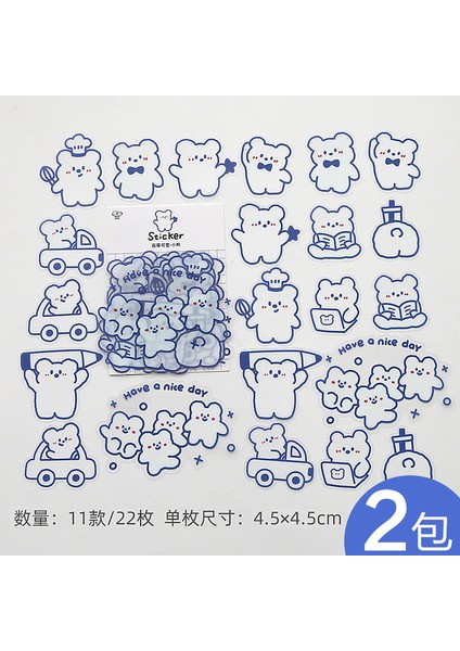 44 Adet Pet Etiket Yaratıcı Sevimli Hayvanlar Scrapbooking Kırtasiye Okul Malzemeleri Çıkartmalar Çocuklar Kızlar Için Kişiselleştirilmiş Yaratıcı (Yurt Dışından)