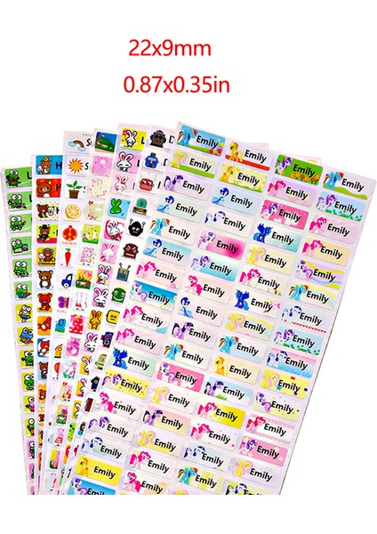 100 Adet 22X9MM 100 Adet Sevimli Özel Ad Çıkartmalar Su Geçirmez Kişisel Çocuk Çıkartmaları Kreş Karalama Defteri Okul Scrapbooking Çıkartmaları (Yurt Dışından) modelleri