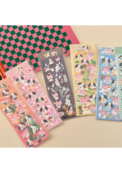 6 Adet Mınkys Yeni Varış 4 Adet 6 Adet 8 Adet Tam Set Kawaii Fotocardlar Dekoratif Çıkartmalar Dıy Karalama Defteri Çıkartmaları Konfeti Etiket (Yurt Dışından)