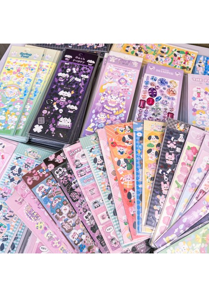 6 Adet Mınkys Yeni Varış 4 Adet 6 Adet 8 Adet Tam Set Kawaii Fotocardlar Dekoratif Çıkartmalar Dıy Karalama Defteri Çıkartmaları Konfeti Etiket (Yurt Dışından) fırsatları