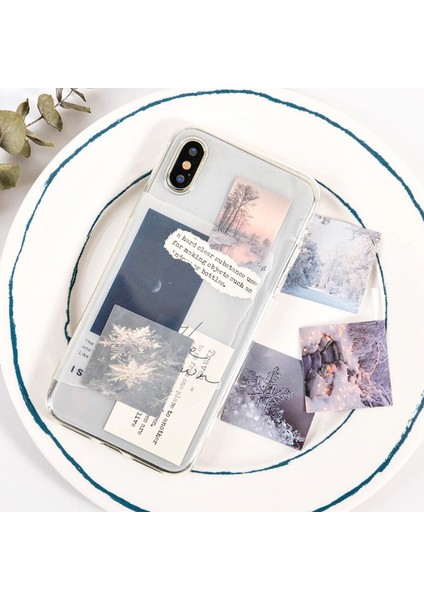 46 Adet 46 Adet Mini Kutu Çıkartmalar Ağacı Kar Sahne Manzara Kış Günlüğü Dekoratif Yapışkanlı Karalama Defteri Malzeme Tabanı Dizüstü 4cm (Yurt Dışından) fırsatları