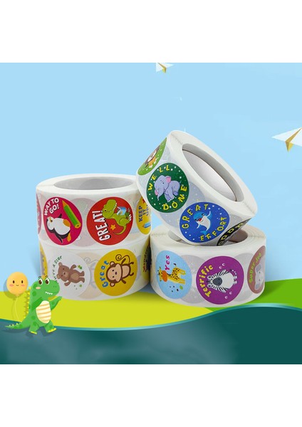 E(17)-100 Adet 100-500 Adet Çocuk Çıkartmaları Çocuklar Için Infantiles Haddeleme Hayvan Çıkartmaları Fotocard Dekor Karikatür Çıkartmalar Sevimli Kırtasiye (Yurt Dışından) fırsatları