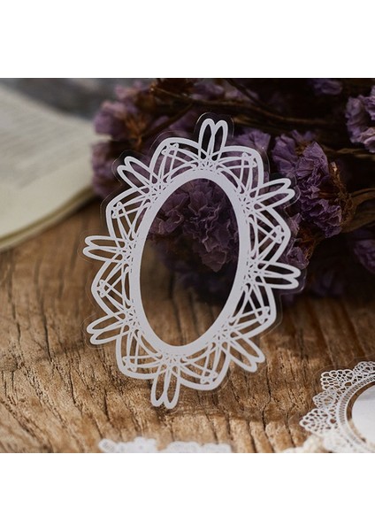 Style-7 30 Adet Pvc Dantel Serisi Vintage Beyaz Dantel Çerçeve Dekoratif Çıkartmalar Scrapbooking Albümü Dergisi Kırtasiye Dekoratif Çıkartmalar (Yurt Dışından) indirimleri