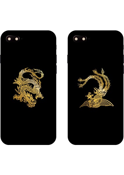 J Kişilik Ejderha ve Phoenix Desen Metal Etiket Kaplan Kurt Cep Telefonu Etiketi Arka Kabuk Yaratıcı Hayvan Metal Dekorasyon (Yurt Dışından) indirimleri
