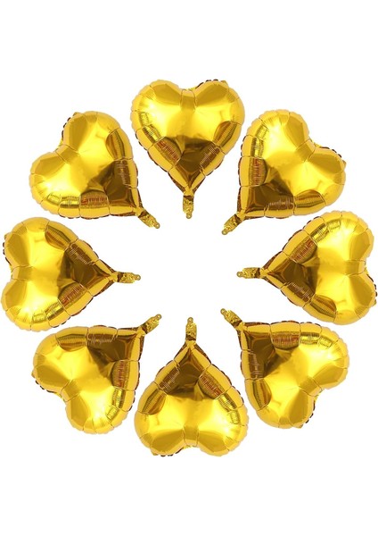 25 Adet Gold Kalp Folyo Balon 10 Inç fiyatları