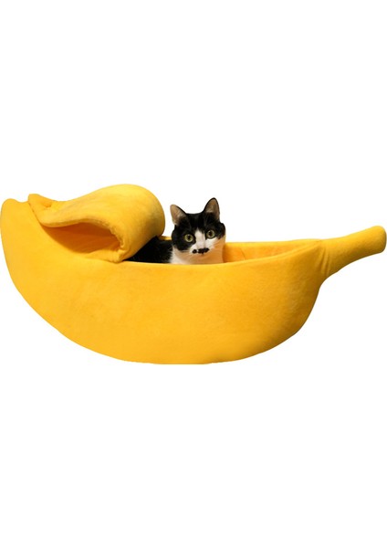 Yeşil 40X15X10 cm Muz Kedi Yatak Ev Sevimli Muz Köpek Yastık Köpek Kulübesi Sıcak Yumuşak Pet Bahis Kedi Malzemeleri Mat Yataklar Kediler Yavru (Yurt Dışından) fiyatları