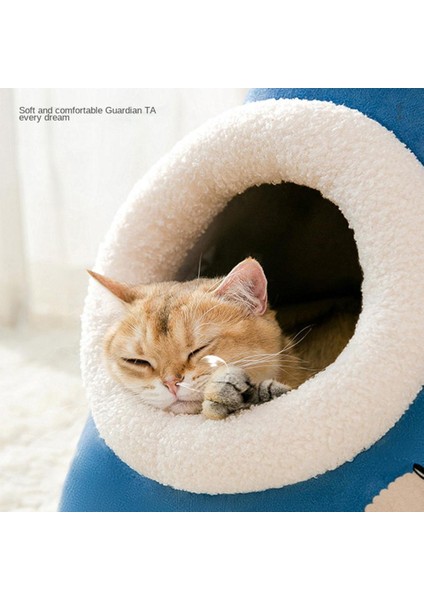C Cat 7.5kg M Süper Yumuşak Kış Kedi Pet Köpek Evi Konfor Derin Uyku Kedi Yatağı Küçük Mat Sepet Nefes Alabilir Çadır Yatak Ürünleri Evcil Hayvan Malzemeleri (Yurt Dışından)