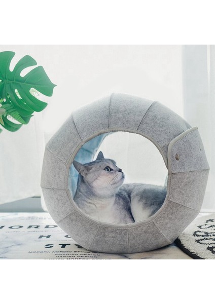 Mavi Sevimli Kabuk Kedi Yatak Evi Kapalı, Kedi Oyuncakları Top Interaktif Yumuşak Kedi Mağarası Katlanabilir Pet Tünel Tüp Kınamak Köpek Için Eğlenceli Oyuncak Yatak (Yurt Dışından) fiyatları