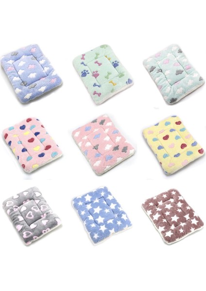 Kahverengi Yıldız 30X40 cm Kalınlaşmış Pet Yumuşak Polar Yatak Paspasları Ped Kedi Battaniye Yavru Köpek Kanepe Yastığı Yatak Ev Uyku Kapak (Yurt Dışından) fırsatları