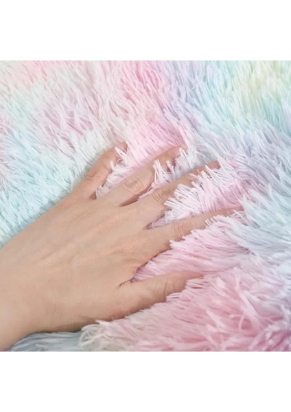 Pembe Kuzu L Çapı 57 cm Peluş Kedi Yatak Paspasları Yuvarlak Pet Yatak Kediler Için Küçük Köpekler Yumuşak Polar Pet Uyku Mat Yavru Köpek Yuvası Evcil Hayvan Yastığı Kedi Aksesuarları (Yurt Dışından) modelleri