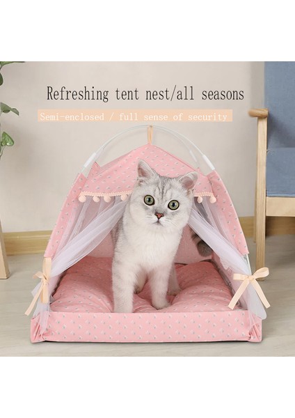 17 M Pet Çadır Evi Kedi Yatağı Taşınabilir Çadır Rahat Evcil Hayvan Evi Açık ve Kapalı Taşınabilir Köpek Çadırı Malzemeleri Için Kullanılabilir (Yurt Dışından)
