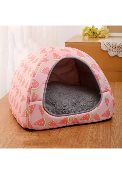Tip 5 M (33X33X27CM) Sıcak Kedi Yatağı Küçük Köpekler Yavru Kedi Evi Evcil Hayvan Sepeti Yastık Kedi Uyku Yastığı Mat Çadır Köpek Şezlong Yumuşak Yuva Mağara Kediler Yataklar (Yurt Dışından)