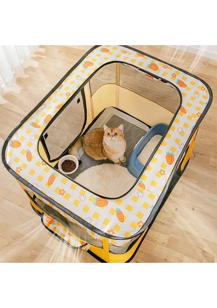 Pembe M Rahat Kedi Çadır Kedi Doğum Odası Katlanır Evcil Hayvan Oyun Parkı Evi Tatlı Yavru Kafes Köpek Yatağı Kapalı Açık Pet Çadır Köpek Catsan Için (Yurt Dışından) modelleri