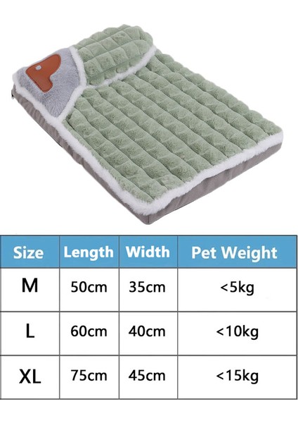 A M Pet Kedi Yatağı Mat Lüks Yumuşak Masaj Parçacığı ile Çıkarılabilir Kedi Evi Kapalı Konfor Uyku Koruyun Boyun Kedi Yatağı Evi (Yurt Dışından)