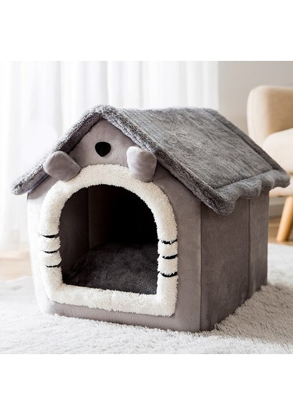 Kahverengi M (7 kg Içinde) Yumuşak Kedi Yatağı Derin Uyku Ev Köpek Kedi Kış Evi Çıkarılabilir Yastık Kapalı Pet Çadır Yavru Kedi Yavrusu Cama Gato Malzemeleri (Yurt Dışından) fırsatları