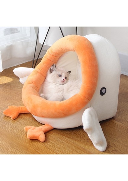 Kahverengi S (33X30X28CM) Sıcak Kedi Yatağı Sevimli Kedi Evi Katlanabilir Yavru Yastık Kış Pet Kapalı Uyku Çadırı Yumuşak Kedi Yuva Mağarası Yıkanabilir Köpek Sepeti Mat (Yurt Dışından) modelleri