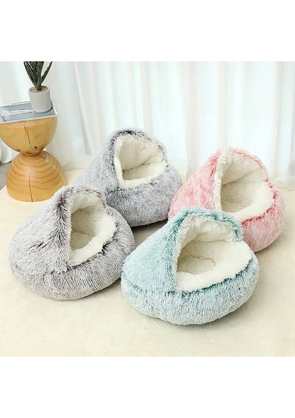 Mavi 40X40 Pet Köpek Pembe Yatak Rahat Yumuşak Kedi Mat Yuvarlak Peluş Ev Küçük Orta Köpekler Kediler Için Evcil Hayvan Sepeti Kış Sıcak Yastık Malzemeleri (Yurt Dışından) indirimleri