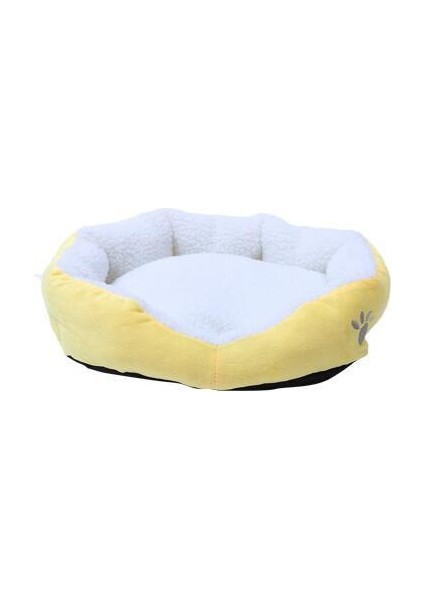 Sarı 35X45 cm Köpek Kulübesi Kedi Yatakları Küçük Köpek Yuva Yatak Köpek Uyku Yastık Mat Pad Küçük Köpekler Için Yorkie Chihuahua (Yurt Dışından)