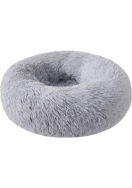 Yeşil 30 cm Yuvarlak Kedi Yatak Süper Yumuşak Uzun Peluş Köpek Kulübesi Mat Köpek Yuvarlak Yastık Taşınabilir Hayvan Uyku Malzemeleri Kediler Kış Sıcak Yatak (Yurt Dışından)