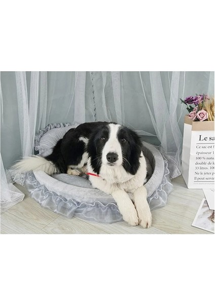 Stil 1 56X53 cm Prenses Köpek Yatağı Yumuşak Kanepe Küçük Köpekler Için Pembe Dantel Köpek Evi Pet Doggy Teddy Yatak Köpek Yatakları Kedi Lüks Yuva Mat Kennels (Yurt Dışından) indirimleri