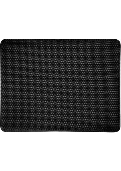 Siyah 45X60 cm Kedi Kumu Tepsisi Mat Su Geçirmez Eva Çift Katmanlı Kedi Kendini Temizleyen Sandbox Ped Kaymaz Pet Çöp Kutusu Mat Kedi Tuvaleti (Yurt Dışından)