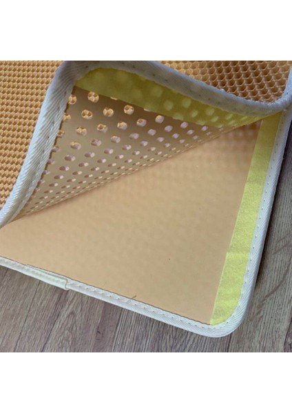 Siyah 45X60 cm Kedi Kumu Tepsisi Mat Su Geçirmez Eva Çift Katmanlı Kedi Kendini Temizleyen Sandbox Ped Kaymaz Pet Çöp Kutusu Mat Kedi Tuvaleti (Yurt Dışından)