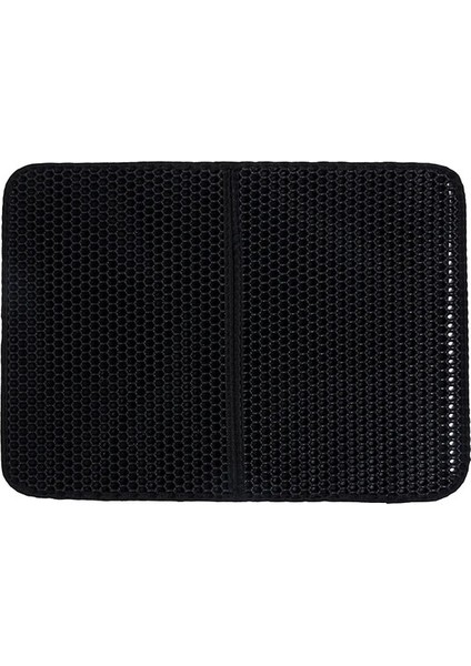 Siyah 55X75 cm Katlanabilir Pet Kedi Kumu Mat Su Geçirmez Eva Çift Katmanlı Kedi Kumu Yakalama Pet Çöp Kutusu Mat Temiz Ped Ürünleri Kediler Için Aksesuarlar (Yurt Dışından)