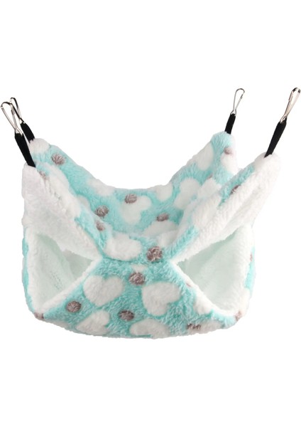 Yıldız Yeşili 34X34CM Hamster Hamak Çift Katmanlı Kalınlaşmak Sıcak Uyku Tulumu Yuva Asılı Kafes Evi Sincap Ferret Tavşan Pet Küçük Hayvan Yatağı (Yurt Dışından) fırsatları