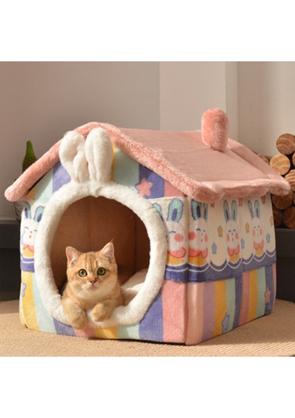 E M 8 kg Evcil Hayvanlar Için Pet Kedi Kumu Uyku Evi Çıkarılabilir Yastık Yıkanmış Sıcak Mağara Köpek Yatağı Kapalı Kapalı Tip Çadır Ev Yavru Kedi Malzemeleri Halı (Yurt Dışından) modelleri