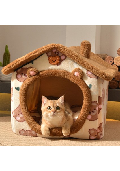 E M 8 kg Evcil Hayvanlar Için Pet Kedi Kumu Uyku Evi Çıkarılabilir Yastık Yıkanmış Sıcak Mağara Köpek Yatağı Kapalı Kapalı Tip Çadır Ev Yavru Kedi Malzemeleri Halı (Yurt Dışından) fırsatları