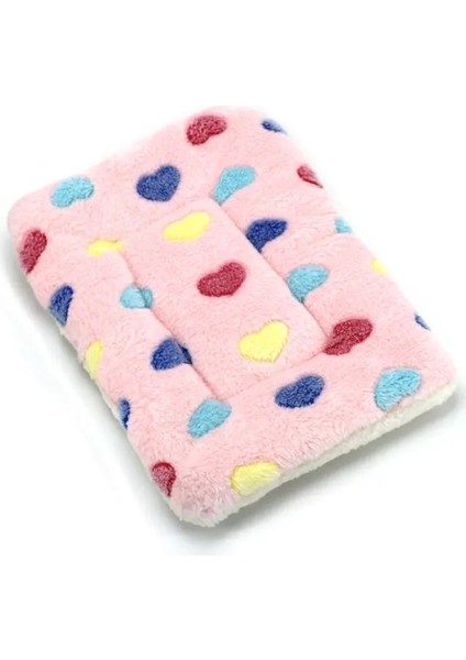 E 68X95 cm Yumuşak Kedi Yatak Paspasları Kısa Peluş Pet Kediler Için Yatak Paspasları Küçük Köpekler Sevimli Evcil Hayvan Pedi Battaniye Sıcak Yavru Yastık Kedi Aksesuarları (Yurt Dışından)