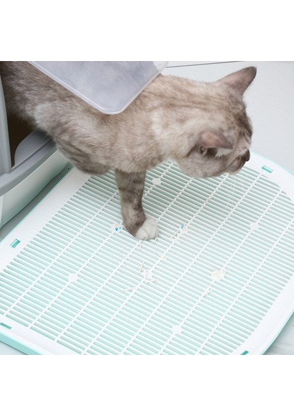 PS111-PEMBE 49X39X3.2 cm Pet Kedi Kumu Mat Su Geçirmez Çift Katmanlı Kedi Kumu Yakalama Süzgeç Pet Kediler Çöp Kutusu Mat Temiz Ped Ürünleri Kedi Malzemeleri (Yurt Dışından) modelleri