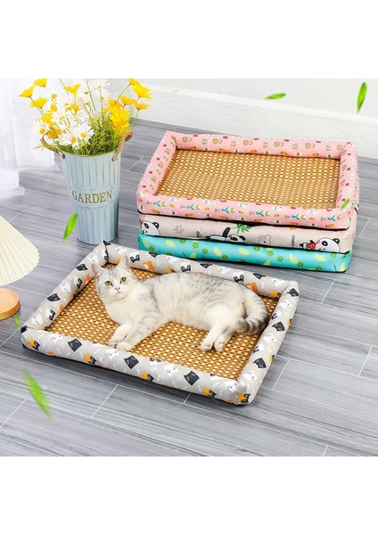 Gri Kedi 40X30CM (For2.5kg) Pet Köpek Kedi Buz Yatağı Soğutma Yaz Ped Mat Nefes Kanepe Köpek Kedi Küçük Orta Büyük Köpekler Için Yatak Yatak Kedi Paspasları S-2xl (Yurt Dışından) fiyatları