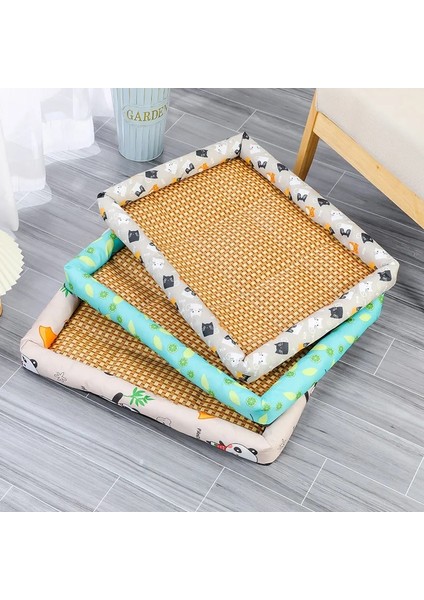 Gri Kedi 40X30CM (For2.5kg) Pet Köpek Kedi Buz Yatağı Soğutma Yaz Ped Mat Nefes Kanepe Köpek Kedi Küçük Orta Büyük Köpekler Için Yatak Yatak Kedi Paspasları S-2xl (Yurt Dışından) indirimleri