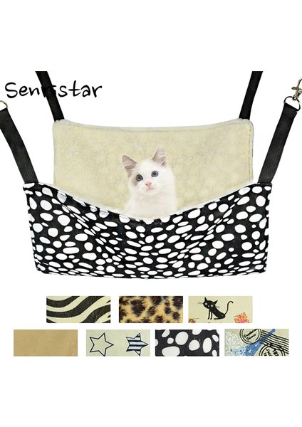 Deve 27X27 cm Asılı Kedi Hamak Evcil Hayvan Kafesi Yumuşak Pamuk Kedi Yatak Evi Hamak Kış Sıcak Hamster Yavru Sandalye Hamak Sıcak Yastık Mat (Yurt Dışından)