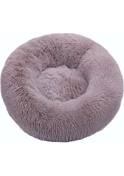 Açık Kahve 50CM Süper Kedi Yatağı Sıcak Uyuyan Kedi Yuvası Yumuşak Uzun Peluş En Iyi Pet Köpek Yatağı Süper Yumuşak Kedi Yatağı Köpek Kedi Ürün Aksesuarları Köpek Yatağı (Yurt Dışından)
