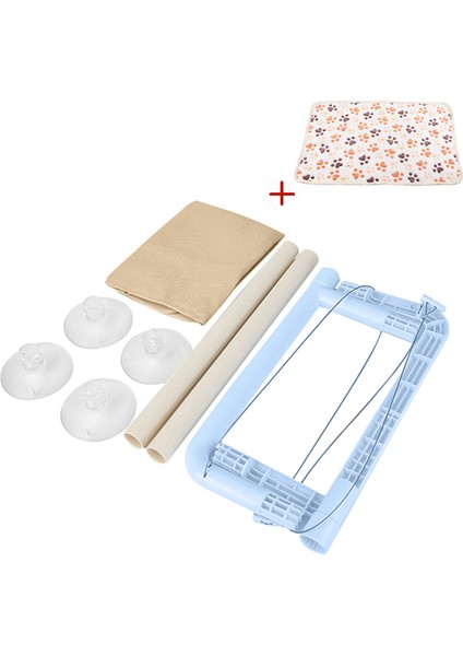 Gri Battaniye Asılı Kedi Yatağı Pet Kediler Hamak Hava Pet Yatak Evi Yavru Kedi Tırmanma Çerçevesi Güneşli Pencere Koltuğu Yuva Rulman 20 kg Kedi Aksesuarları (Yurt Dışından) indirimleri