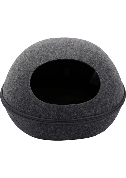 Mavi 50-43-26CM Pet Kedi Yatak Mağarası Uyku Tulumu Yumurta Şeklinde Keçe Fermuar Kedi Evi Ayrılabilir Kedi Yatağı Kedi ve Köpek Hayvan Yatak Mat Pet Malzemeleri (Yurt Dışından) modelleri