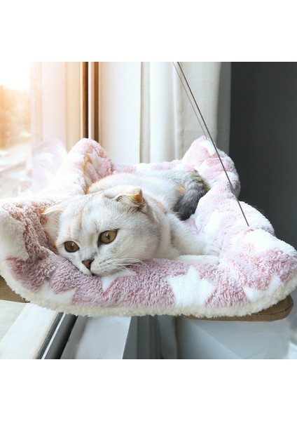 Sarı Vantuz Kedi Hamak Sevimli Asılı Yataklar Dört Mevsim Evrensel Çıkarılabilir ve Yıkanabilir Kedi Kumu Yavru Yatak Güneşli Koltuk Yatakları (Yurt Dışından)